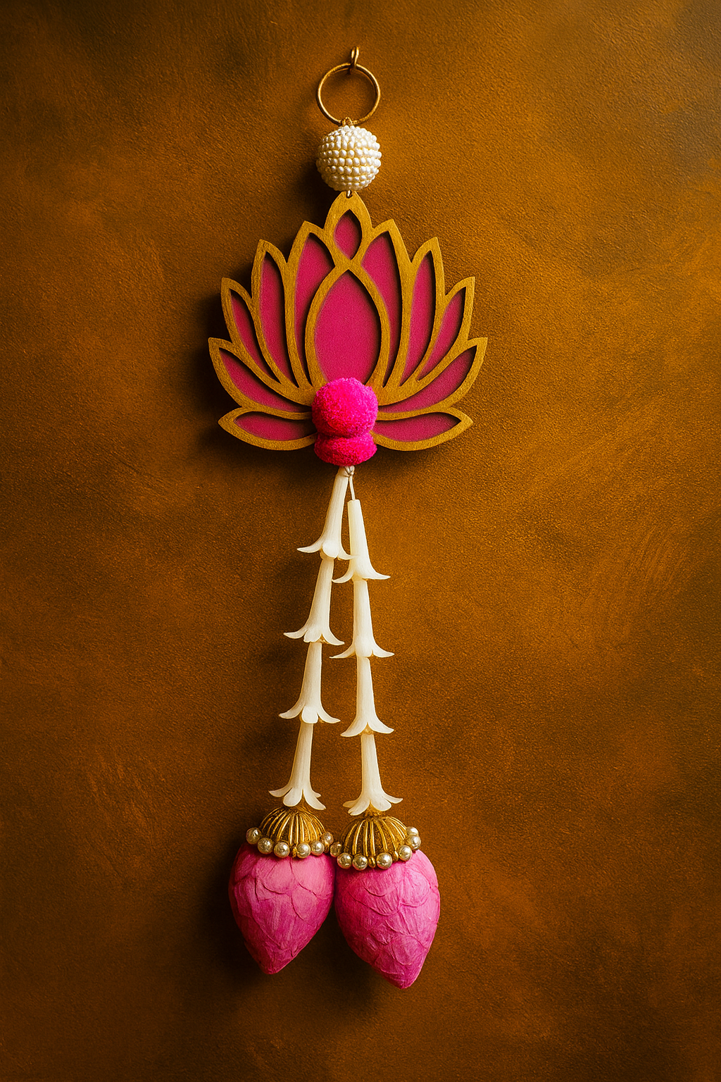 Lotus Rajnigandha Hanging Décor
