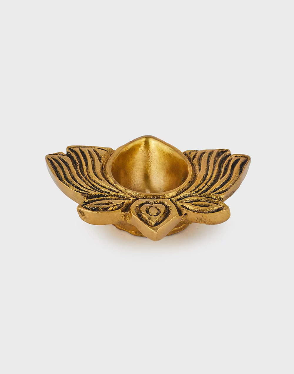 Brass Kamal Diya (Set of 4)