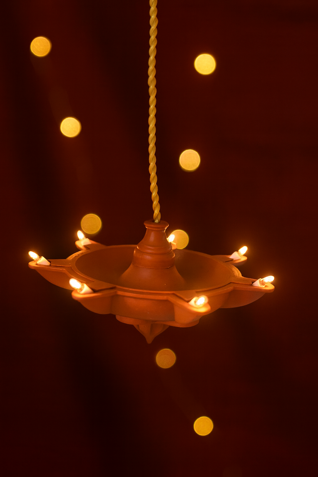 Pair of Hanging Diya
