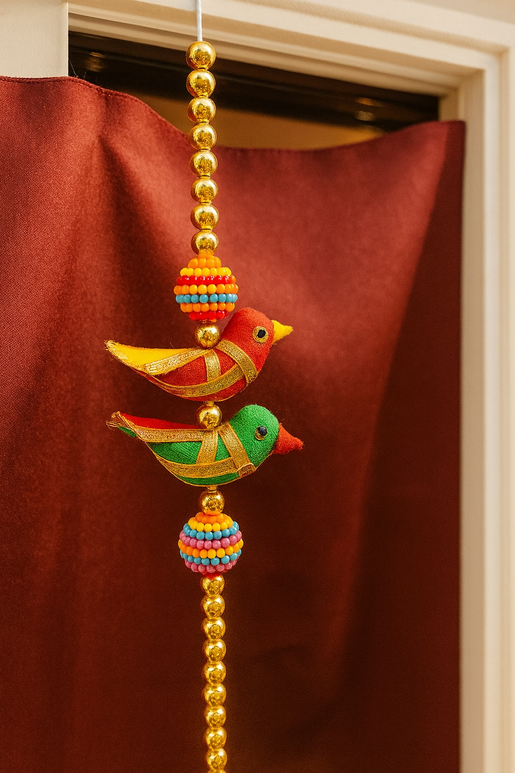 Decorative Curtain Hanging – 9 Pc Set