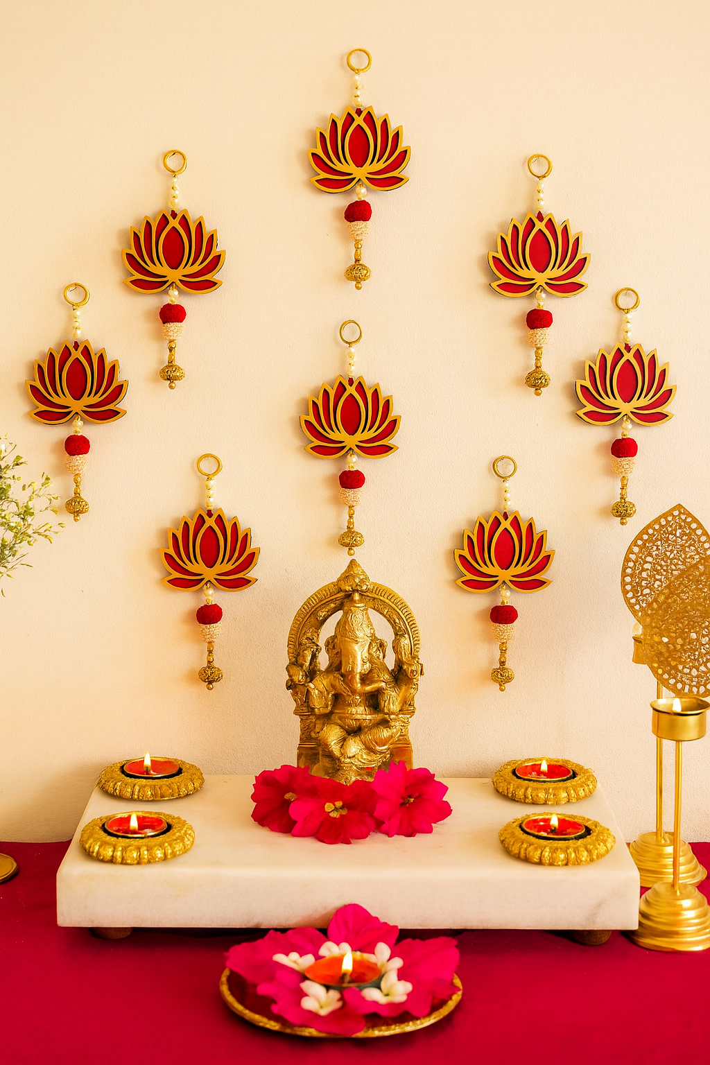 Lotus MDF Latkan Hanging