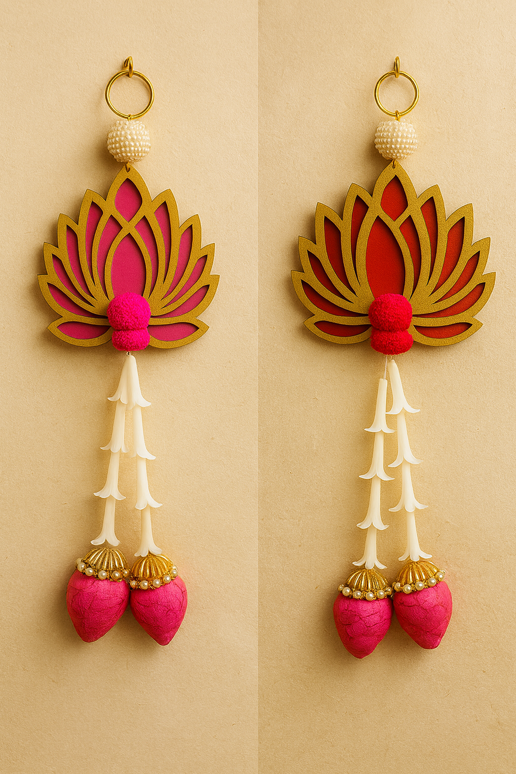 Lotus Rajnigandha Hanging Décor