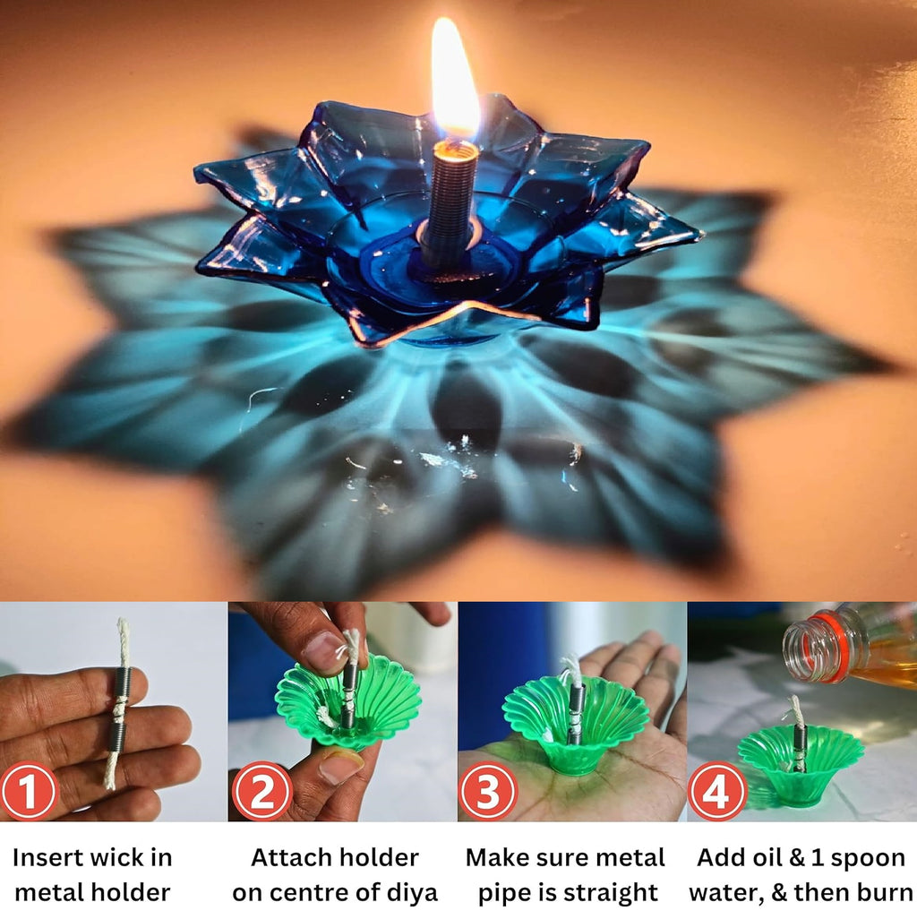 Acrylic Diyas (Set of 12)