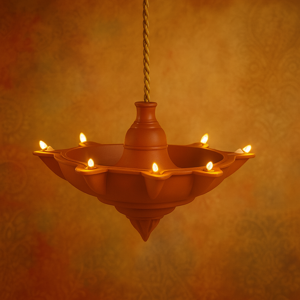 Pair of Hanging Diya