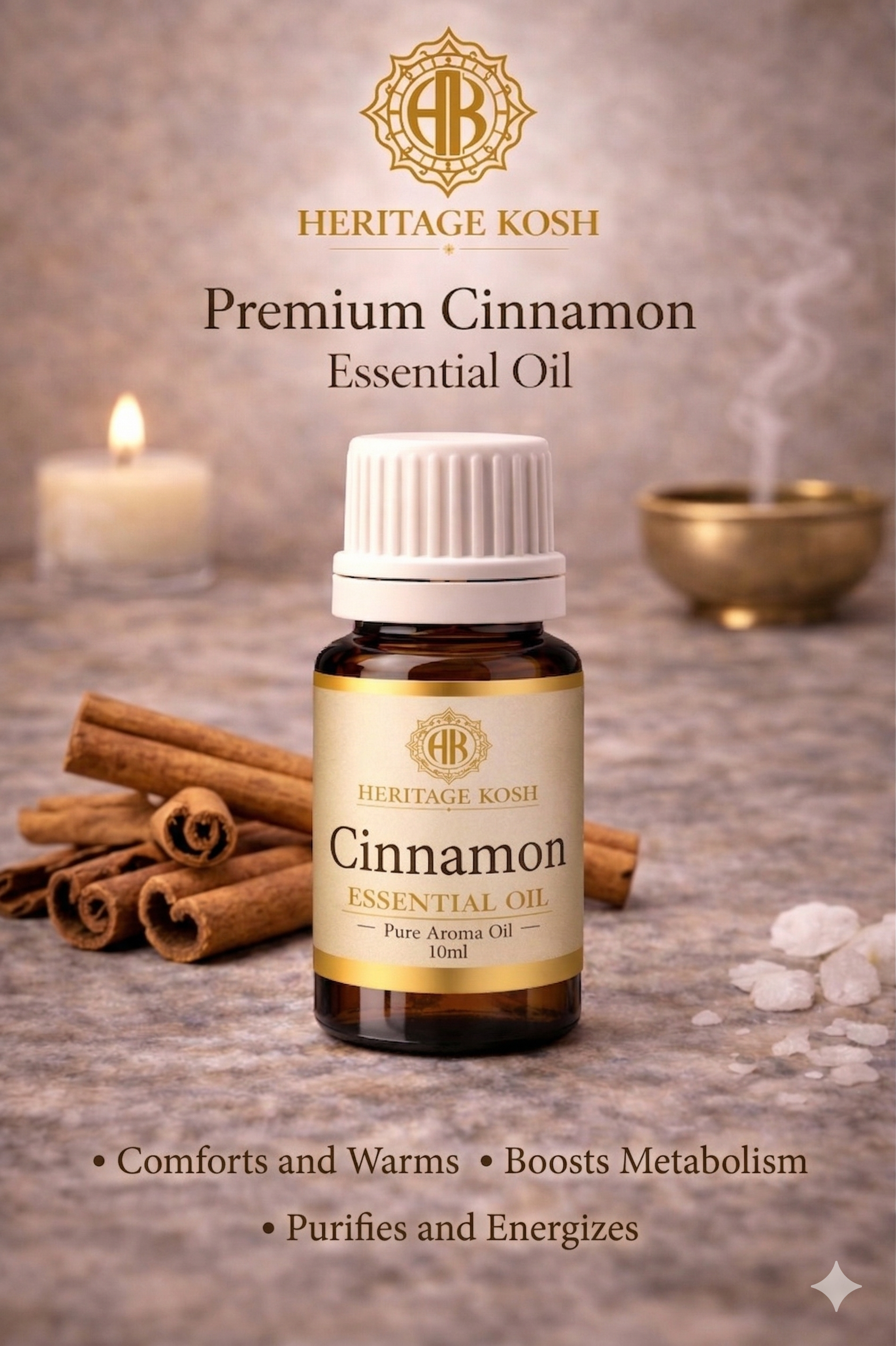 Handcrafted Festive Warm Spice Aroma Oil Set made in India – HeritageKosh