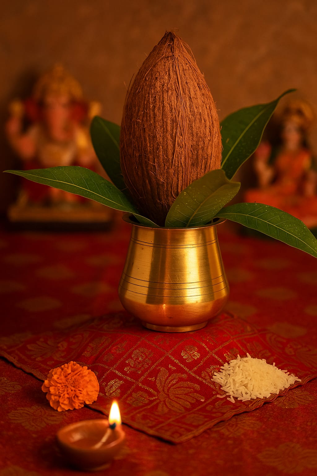 Traditional Brass Kalash