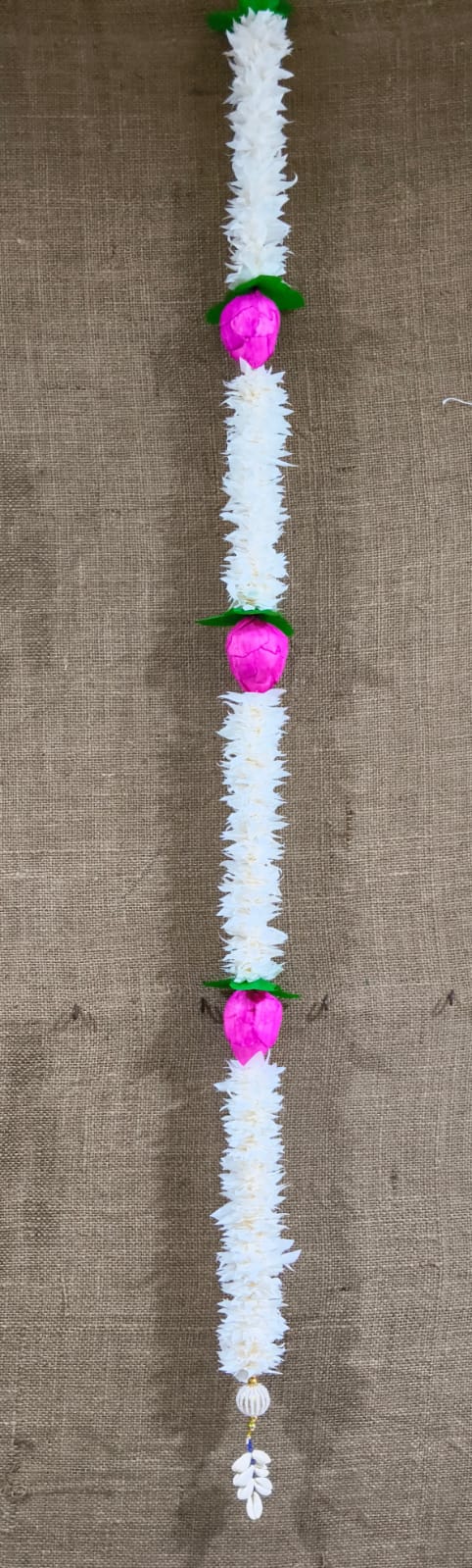 Gajra Lotus Hanging Garlands – Set of 6