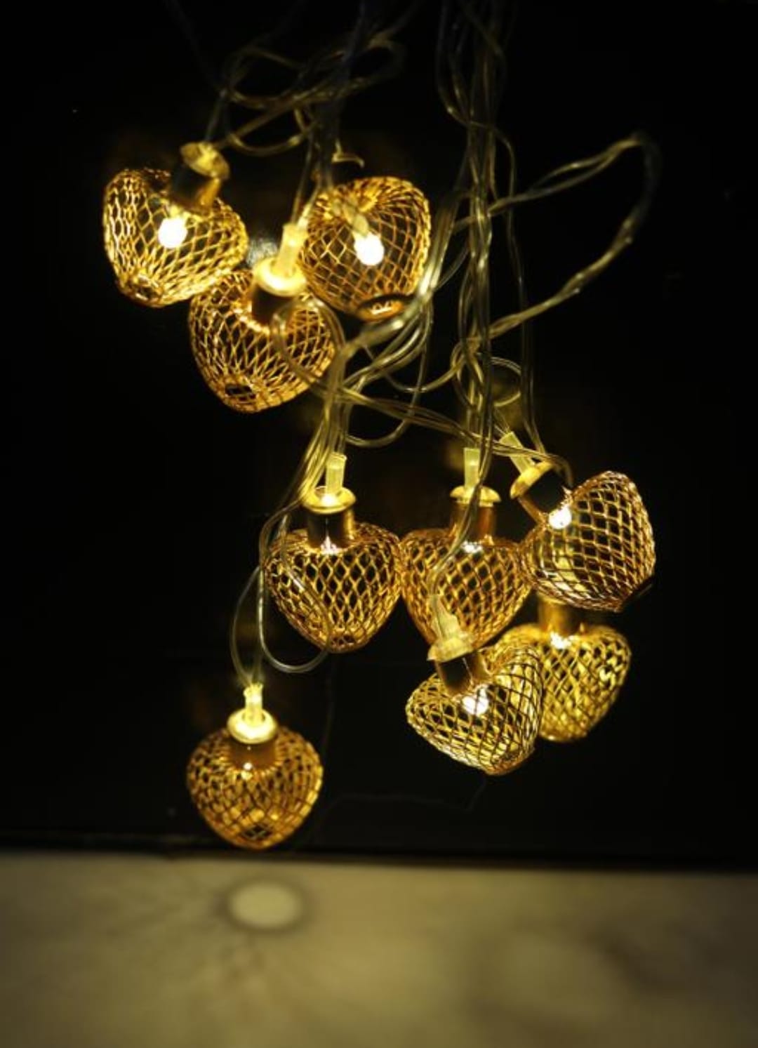 Metal Spring LED String Lights