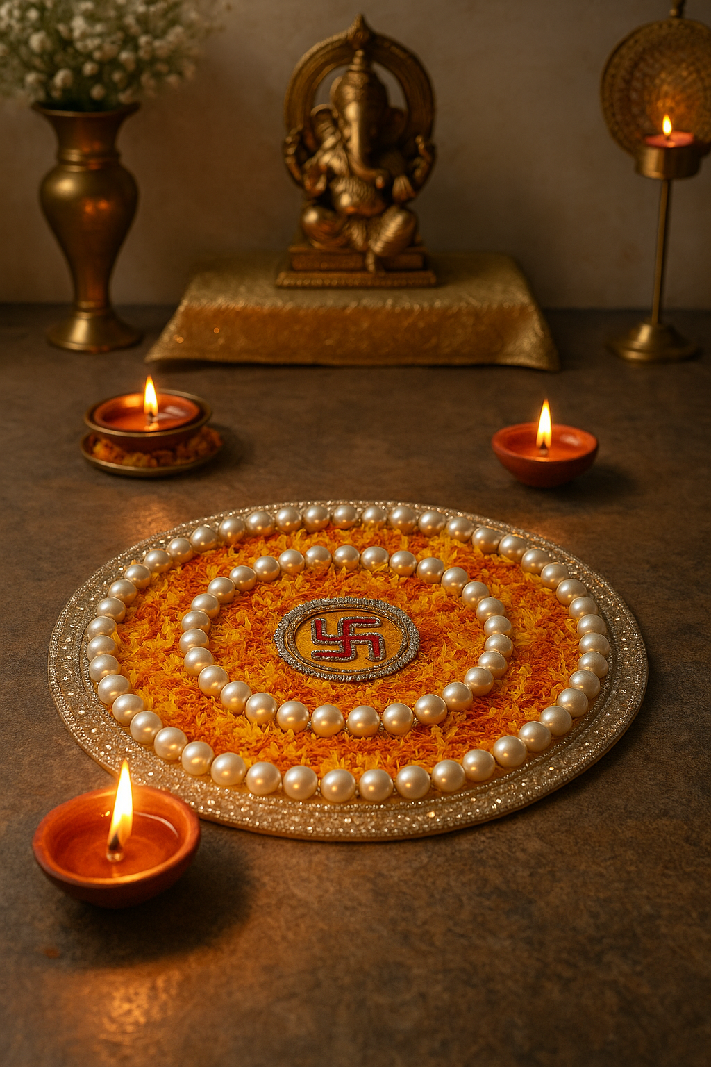 Rangoli Floor Mat