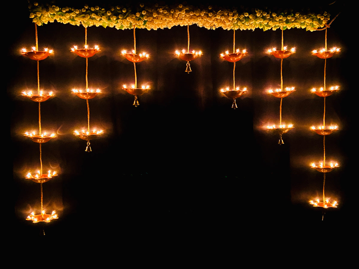 Handcrafted 21 Diya Toran made in India – HeritageKosh